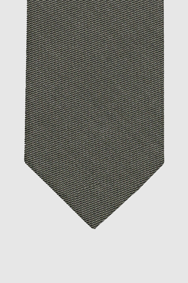 SILK BLEND TIE OLYMP - 47 KHAKI